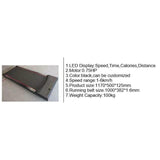 Portable Ultra-Thin Electric Treadmill with LED Display for Home