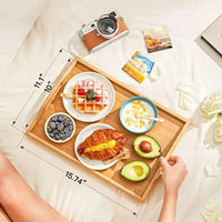 Portable and Foldable Outdoor Wooden Table ideal for Breakfast Serving Folding Tables