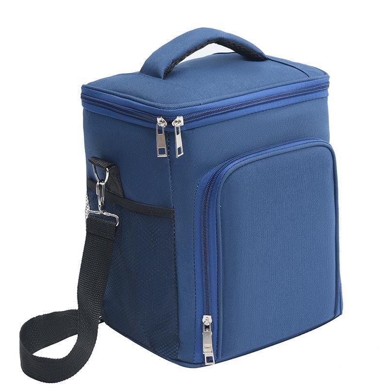 Premium 2-Compartment Insulated Lunch Bag Spacious, Crossbody Cooler Design Ideal for Work, Office & Outdoor Use