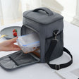 Premium 2-Compartment Insulated Lunch Bag Spacious, Crossbody Cooler Design Ideal for Work, Office & Outdoor Use