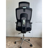 Premium Orthopedic Mesh Office Chair with Double Back Support and Adjustable Headrest