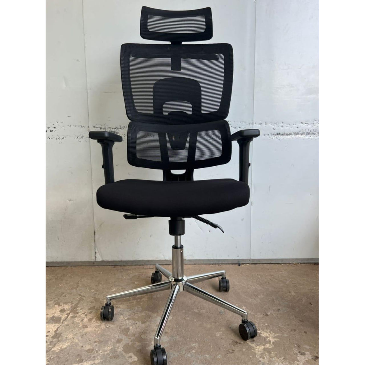 Premium Orthopedic Mesh Office Chair with Double Back Support and Adjustable Headrest