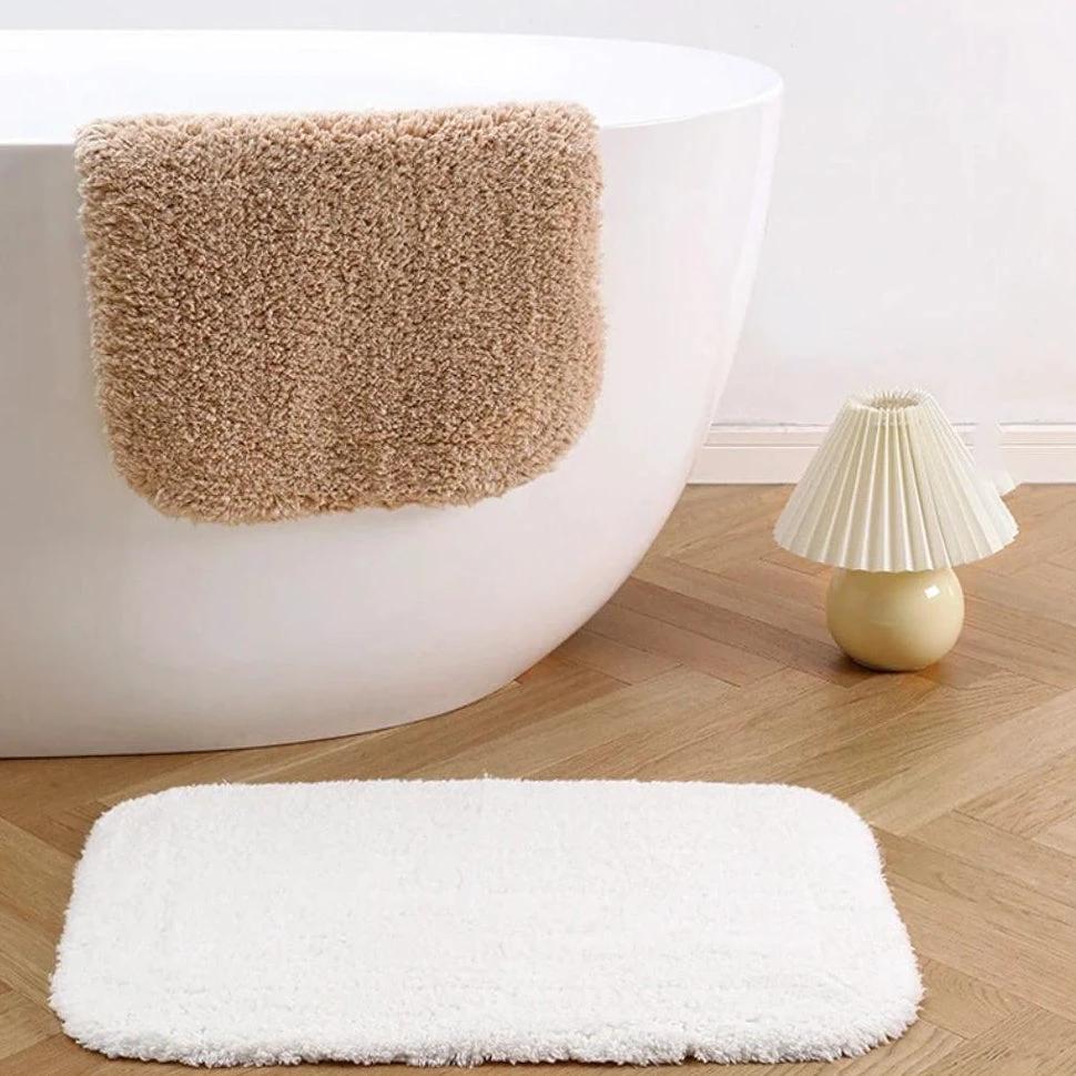 100% Cotton Bath Mat - 80cm x 50cm Soft & Absorbent Bath Mats Uncategorized