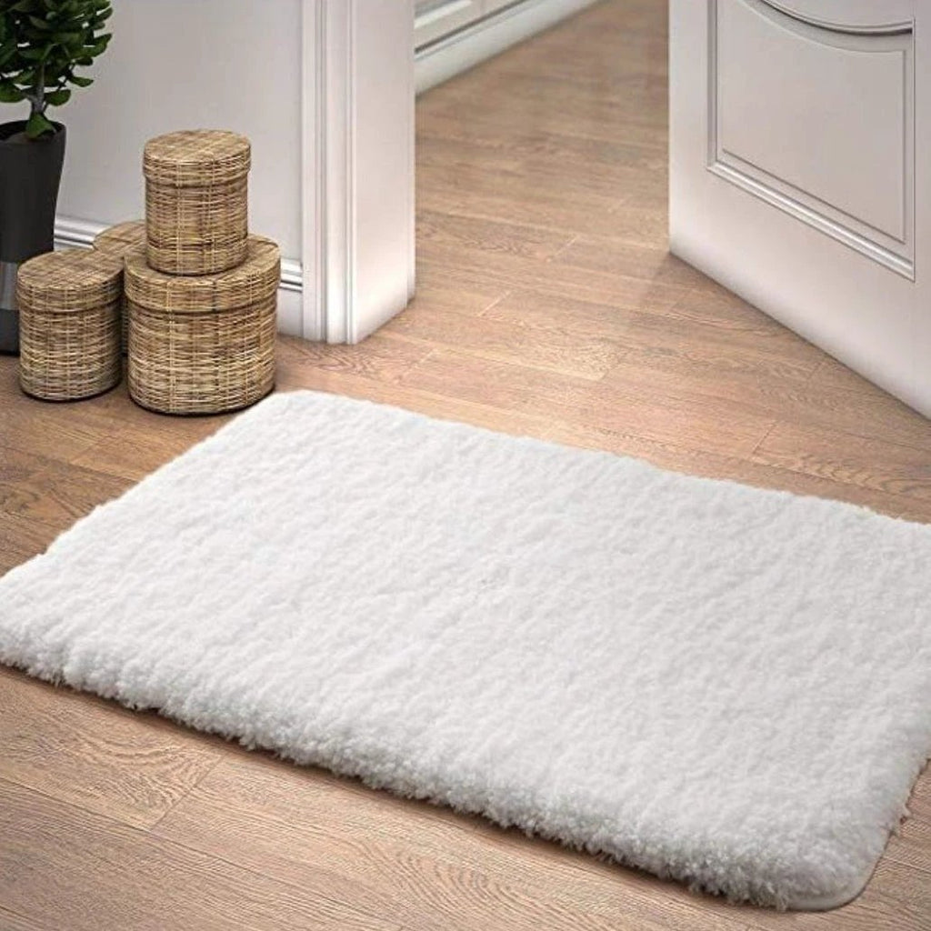 100% Cotton Bath Mat - 80cm x 50cm Soft & Absorbent Bath Mats Uncategorized