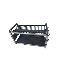 Premium Quality 2-Tier Aluminium Dish Drainer 60.9×34.2×26.7cm Dish Rack Dish Racks