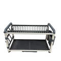 Premium Quality 2-Tier Aluminium Dish Drainer 60.9×34.2×26.7cm Dish Rack Dish Racks