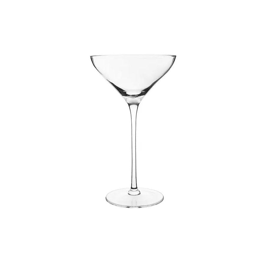 Premium Quality Clear Cabernet Cocktail Glasses 21cl Slim Stemglasses| Set of 2
