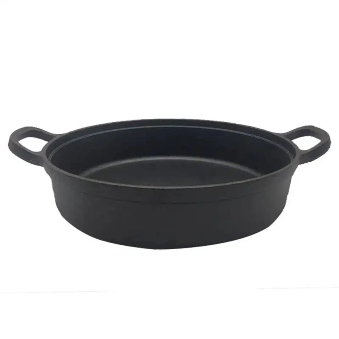 Preseasoned Cast Iron Cook,Bake & Serve Set Heavy Duty 10 Piece Collection Cookware Sets