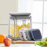 Press-Type Vegetable Cutter French Fries, Onion & Carrot Dicer Multi-functional Kitchen Gadget