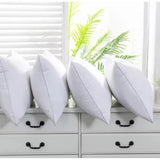 Printed Hollow Bed Pillows Soft Microfiber Compressed Pair