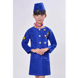 Professional Children’s Air Hostess Cosplay Costume – Flight Attendant Fancy Dress Kids Essentials Costume Sets