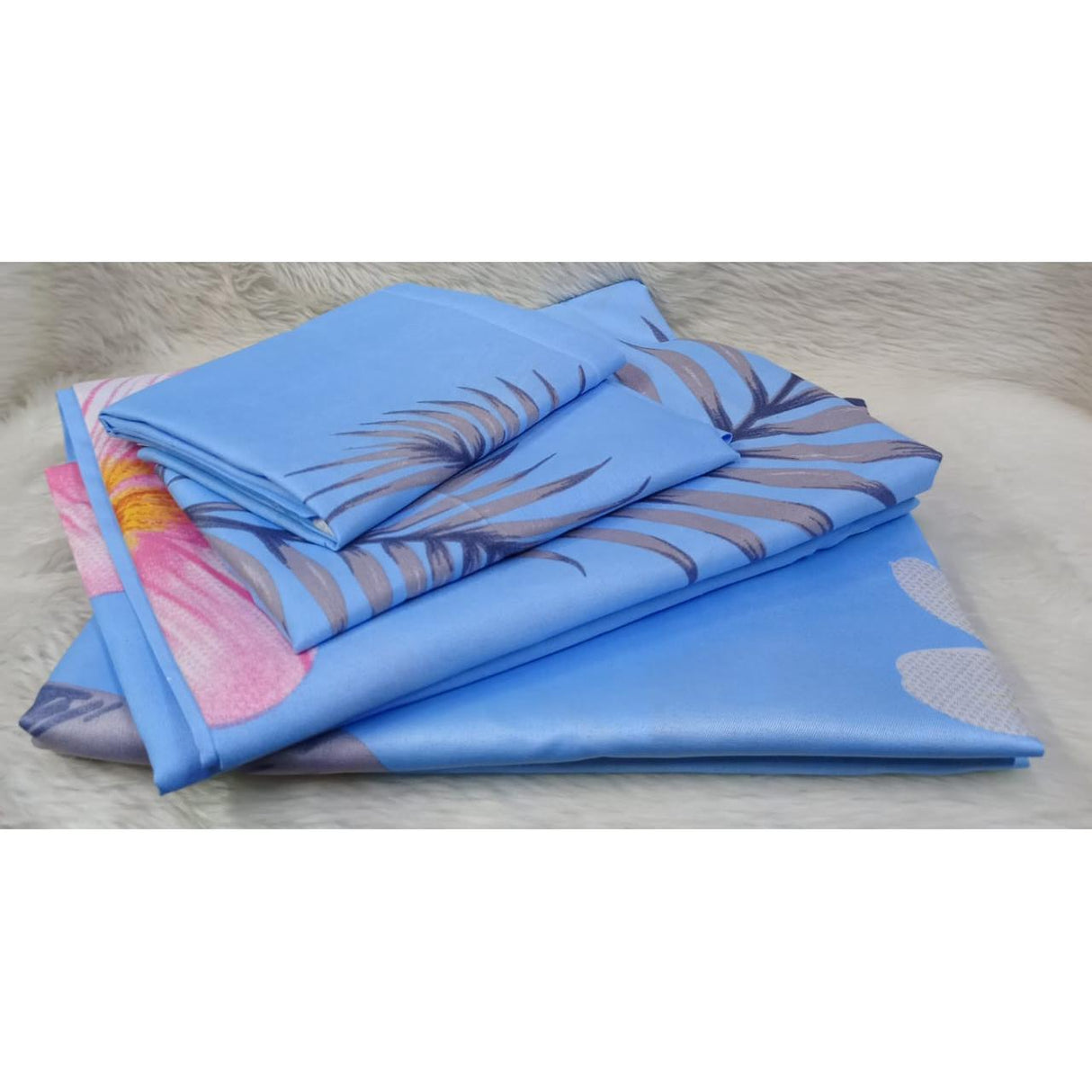 Quality Cotton Bedsheet Set | High Quality Cotton, Includes Pillowcases, Various Patterns | 2 Bedsheets 2 Pillowcases