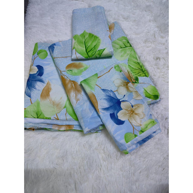 Quality Cotton Bedsheet Set | High Quality Cotton, Includes Pillowcases, Various Patterns | 2 Bedsheets 2 Pillowcases