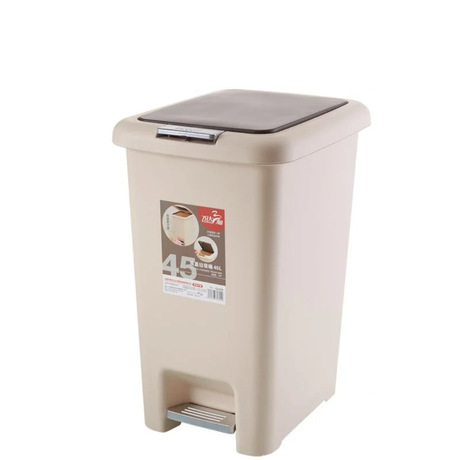 Quality Pedal Push Dustbin for Home and Office Waste Management