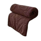 Quilted Velvet Throw Blanket | 200cm x 230cm | Luxurious Softness | Ideal for Comfort and Style