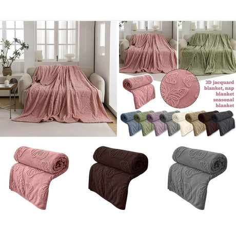Quilted Velvet Throw Blanket | 200cm x 230cm | Luxurious Softness | Ideal for Comfort and Style