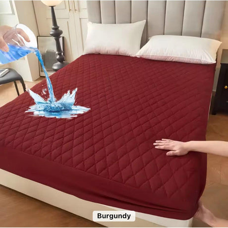 Quilted Waterproof Mattress Protectors – Multiple Sizes and Colors