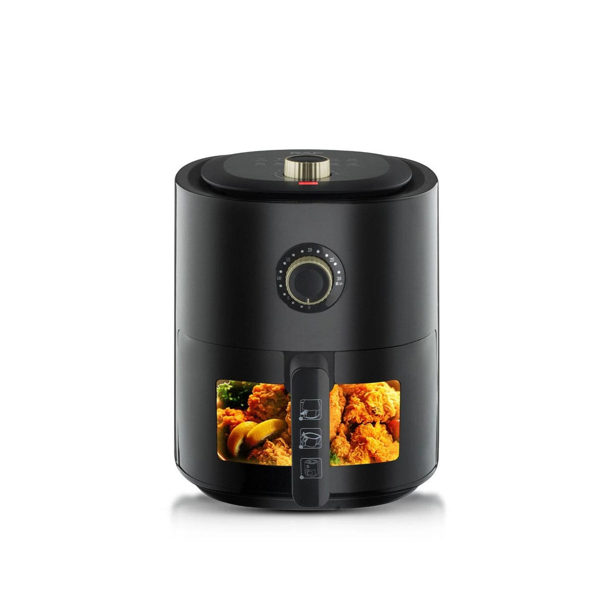 RAF 6L Multifunctional Air Fryer | 1500W Visible Air Fryer Machine with 360° Air Circulation for French Fries & More, Large Capacity Cookware
