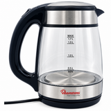1.7L Glass Electric Kettle with Auto Shut-Off – Clear
