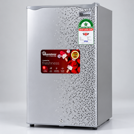 Ramtons 90L Direct Cool Fridge RF  – Silver