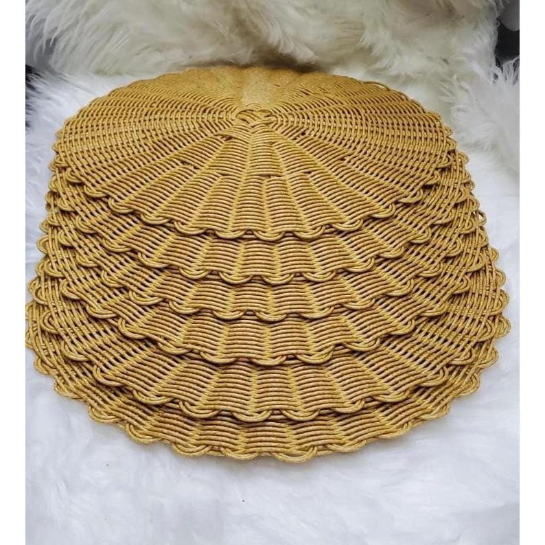 Rattan Unique Mats – 33cm Diameter Kitchen Mats Tableware