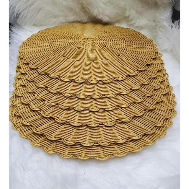 Rattan Unique Mats – 33cm Diameter Kitchen Mats Tableware
