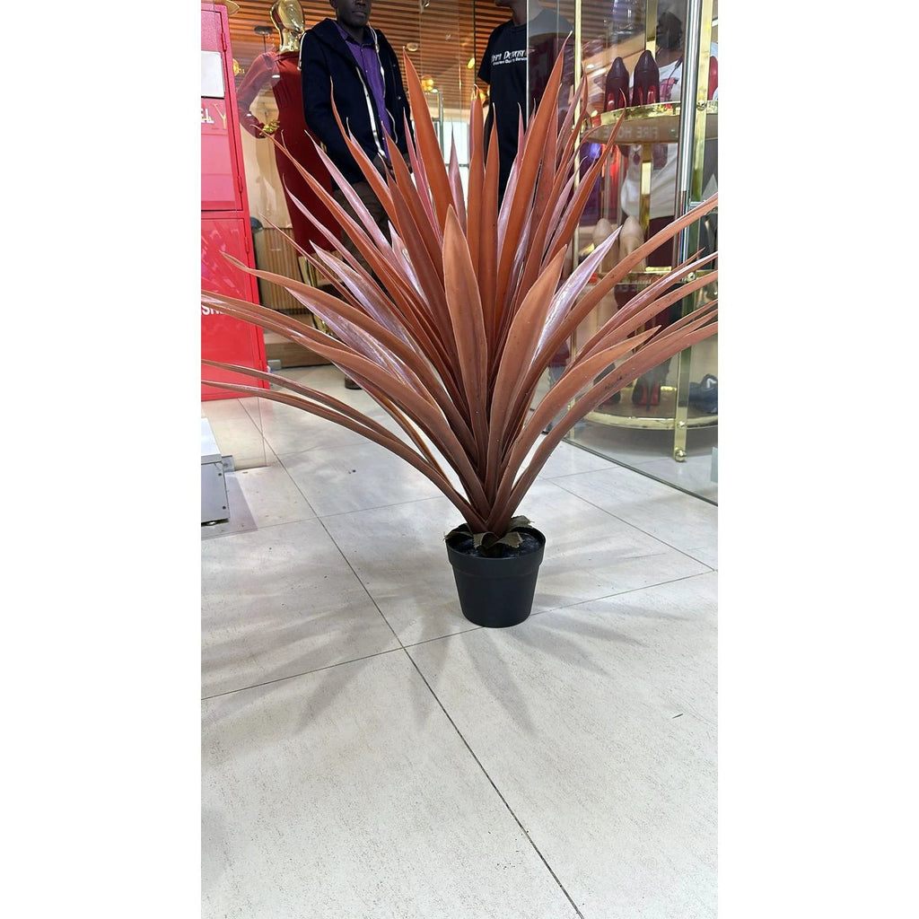 Real Touch Artificial Bonsai Gladiolus Plant 60cm with 56 Leaves Decor Artificial Flowering Plants