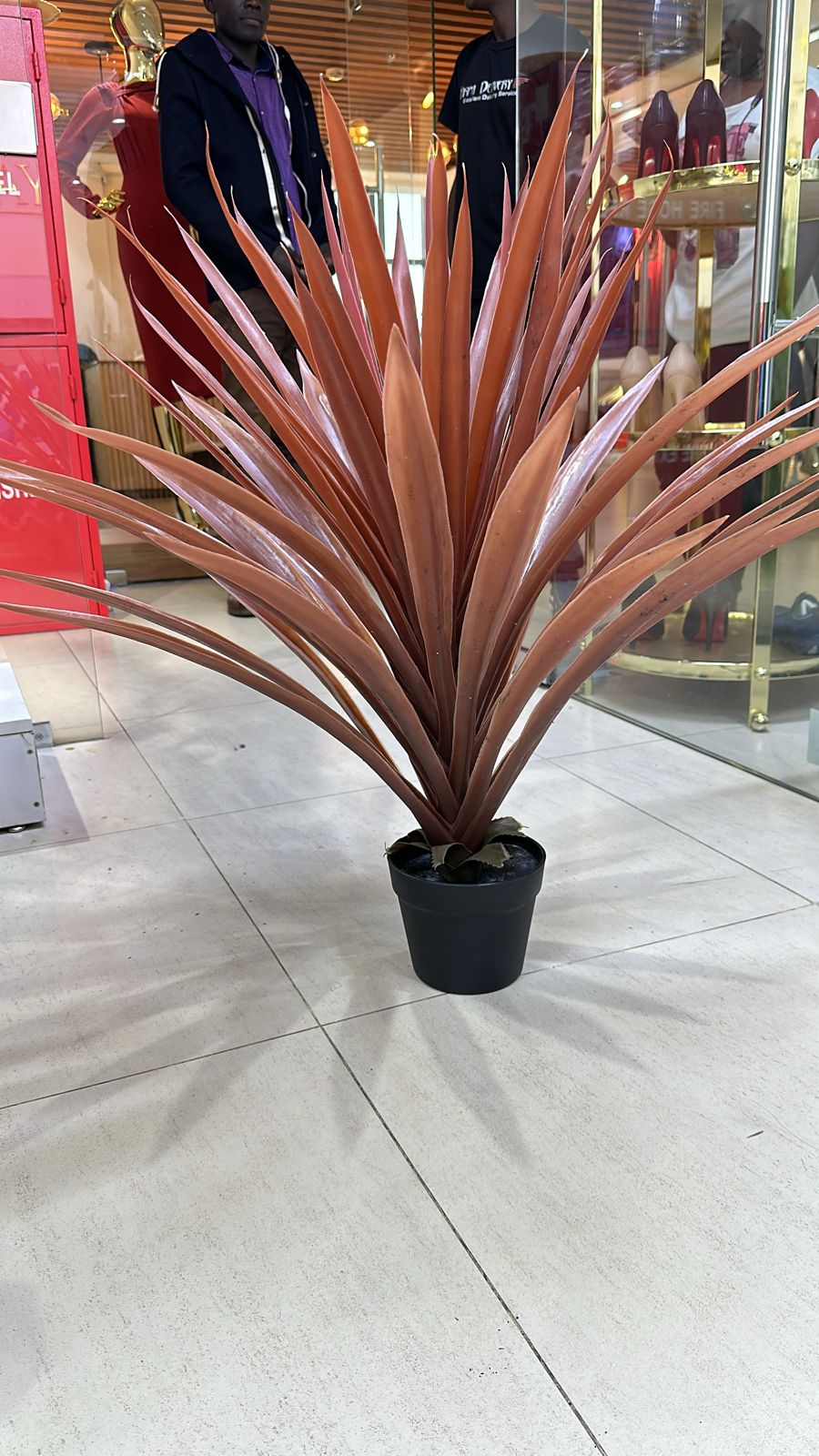 Real Touch Artificial Bonsai Gladiolus Plant 60cm with 56 Leaves