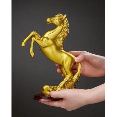 Rearing Horse Gold Decor | Elegant Home Accent - Two Designs Available