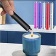 Rechargeable Electric Lighter Windproof & Flameless Design Kitchen Accessories Metal Lighters