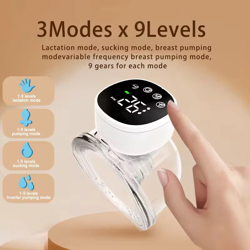 Rechargeable Electric Wearable Breast Pump – Hands-Free, USB Charged (180ml)
