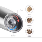 Rechargeable Electric salt and pepper Grinder Gravity Sensor & Adjustable Coarseness