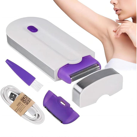 Rechargeable Face & Body Painless Hair Remover Smooth Skin Made Easy
