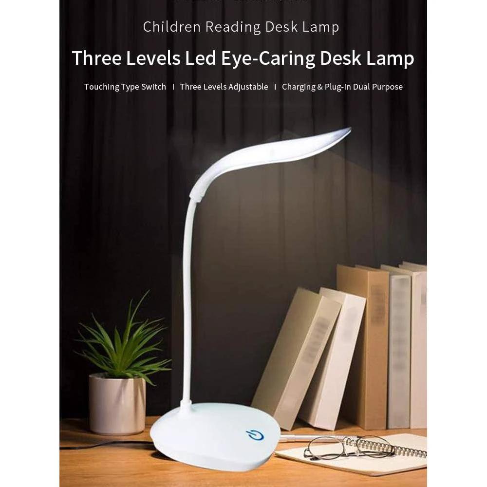 Rechargeable Study Lamp with Touch On/Off & Eye Protection Lighting Light Bulbs