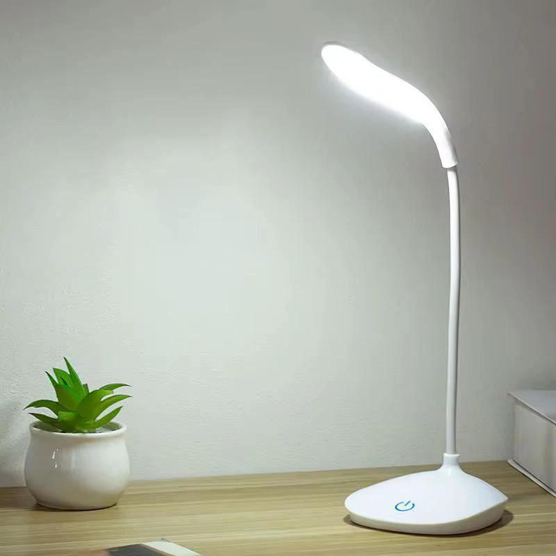 Rechargeable Study Lamp with Touch On/Off & Eye Protection Lighting Light Bulbs