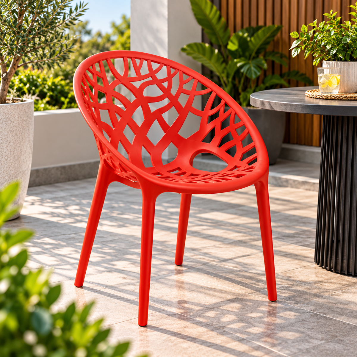 Branch-Pattern Chair Set Of Two Chair Set Dining Chairs