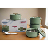 Redberry Plastic Designer Hotpot | "Concord" 3Piece Set | 2400ml, 3000ml, 3600ml | Durable Plastic with Sophisticated Finish
