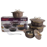 Redberry Plastic Designer Hotpot - "Gloster" 4pcs Set