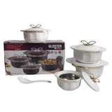 Redberry Plastic Designer Hotpot - "Gloster" 4pcs Set