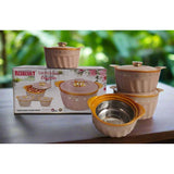 Redberry Plastic Designer Hotpot - "Imperial" 4pcs Set