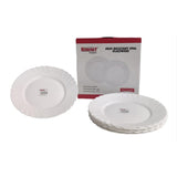 Redberry Premium 7.5" Spin Side Plate |Plain Design, Elegant Porcelain Side Plate for Dining