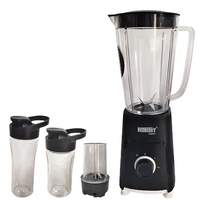 Redberry Stainless Steel Blade 4in1 Blender 1000ml Capacity 300W Motor Kitchen Food Mixers & Blenders