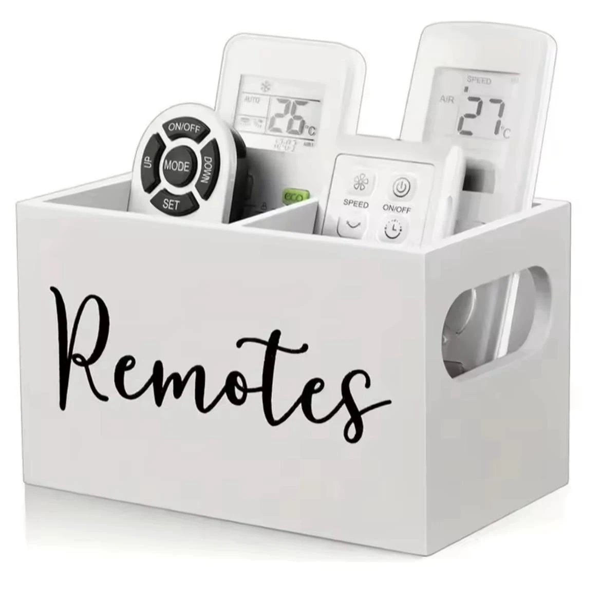 Remote Control Organizer Box for Neat and Stylish Storage Organizer Desk Organizers
