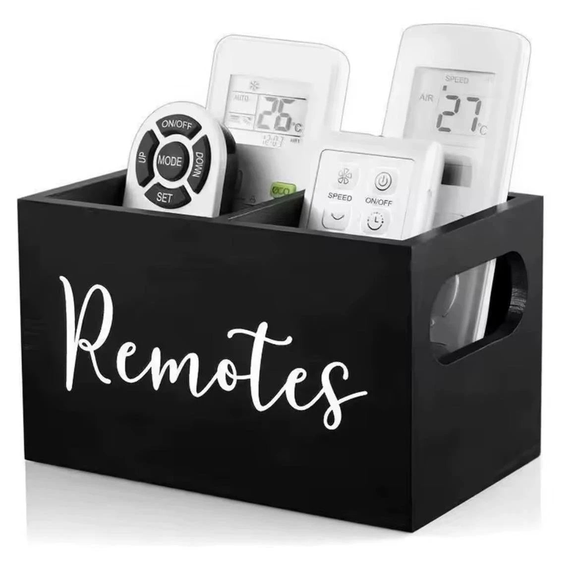 Remote Control Organizer Box for Neat and Stylish Storage Organizer Desk Organizers