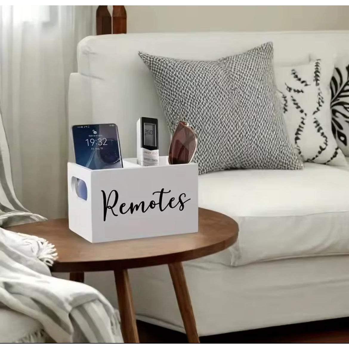 Remote Control Organizer Box for Neat and Stylish Storage