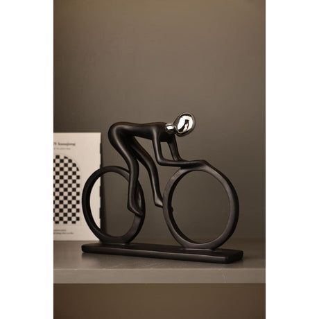 Resin Sports Sculpture Decor or Trophy – Handcrafted Decor for Football, Golf, Tennis & Cycling Enthusiasts