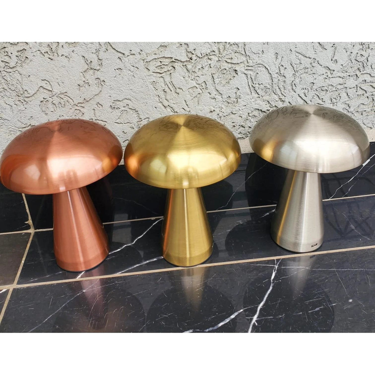 Retro Mushroom LED Night Light Rechargeable, Wireless & Portable Warm, Yellow, or Natural Light Lighting