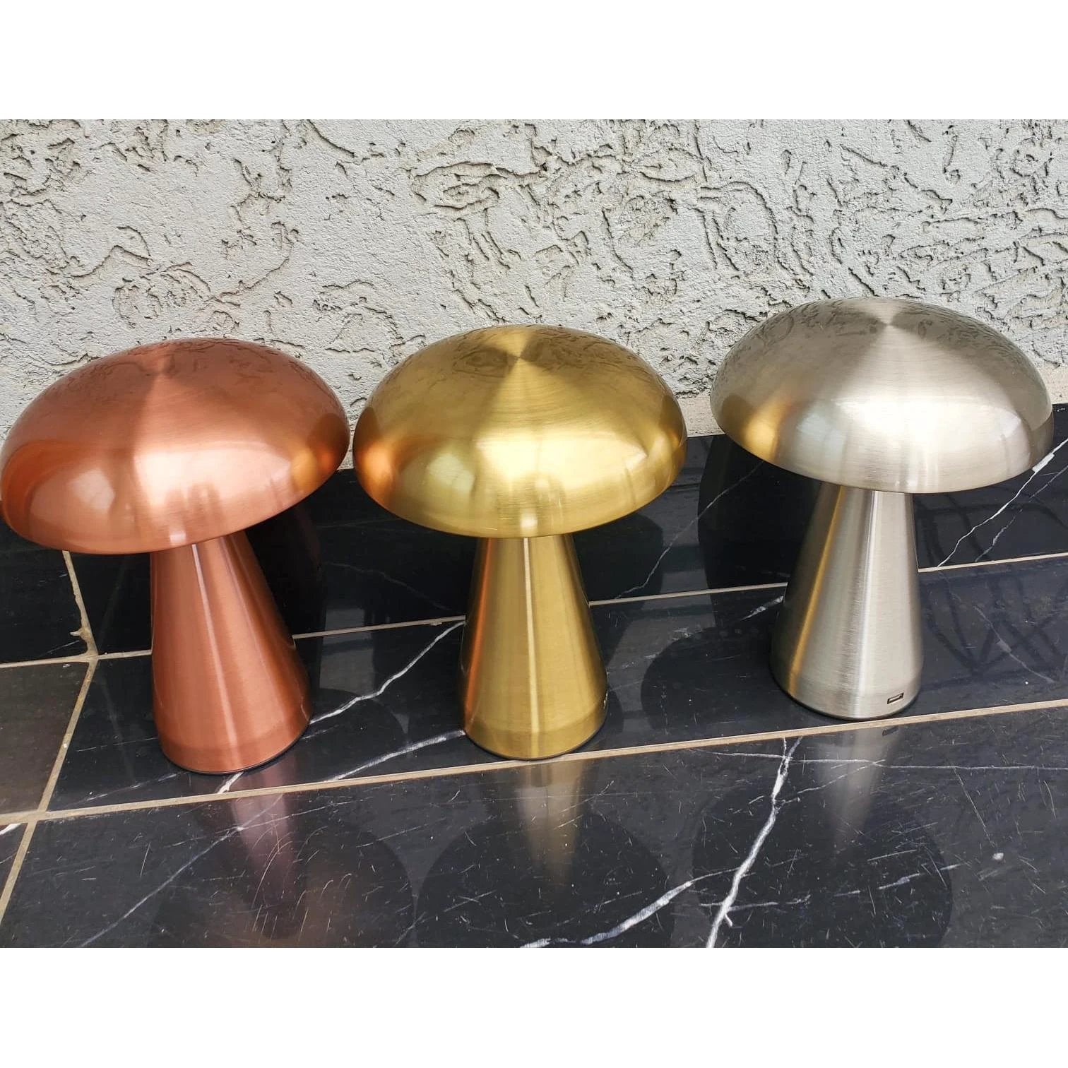 Retro Mushroom LED Night Light Rechargeable, Wireless & Portable Warm, Yellow, or Natural Light Lighting