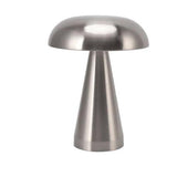 Retro Mushroom LED Night Light Rechargeable, Wireless & Portable Warm, Yellow, or Natural Light Lighting