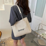 Retro Straw Woven Summer Tote Bag /Your Perfect Summer Companion